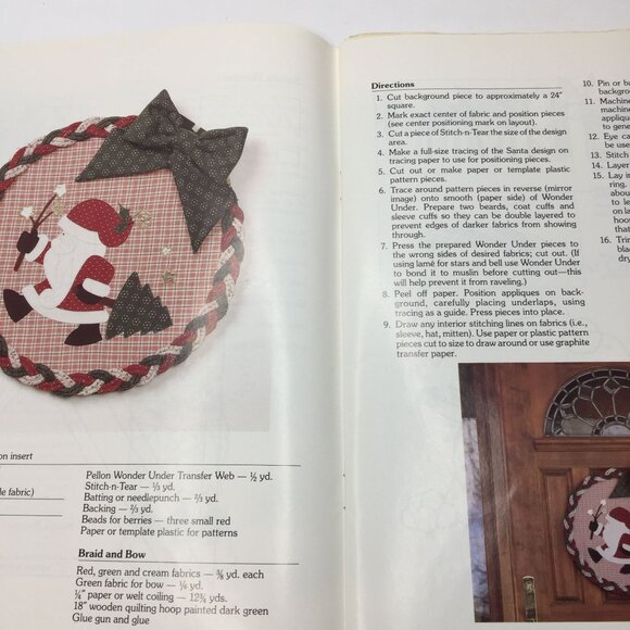 Possibilities Deck the Halls Nancy Smith Lynda Milligan Quilting Book Paperback - Picture 5 of 13